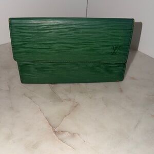 Louis Vuitton Epi Wallet in Green